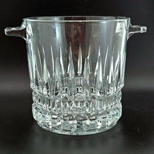 Cristal D'Arques Villeneuve ice bucket 5.75" crystal wine champagne cut glass